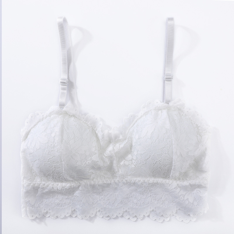 Lace Beauty Strap Bra Padding Bra - Image 2