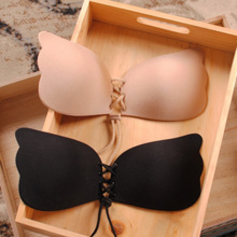 Wing-Shaped Sticky Bra