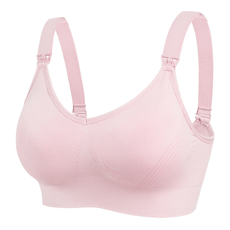 Women's Push Up And Anti-sagging Buckle Wireless Nursing Bra - Image 3