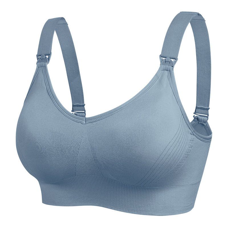 Women's Push Up And Anti-sagging Buckle Wireless Nursing Bra - Image 2