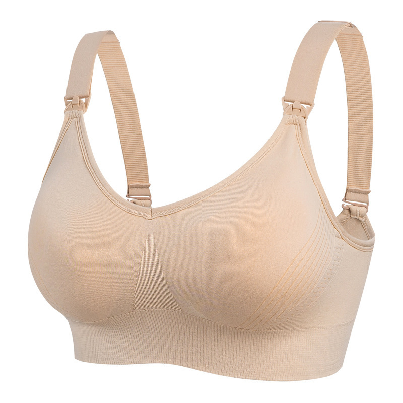 Women's Push Up And Anti-sagging Buckle Wireless Nursing Bra - Image 4